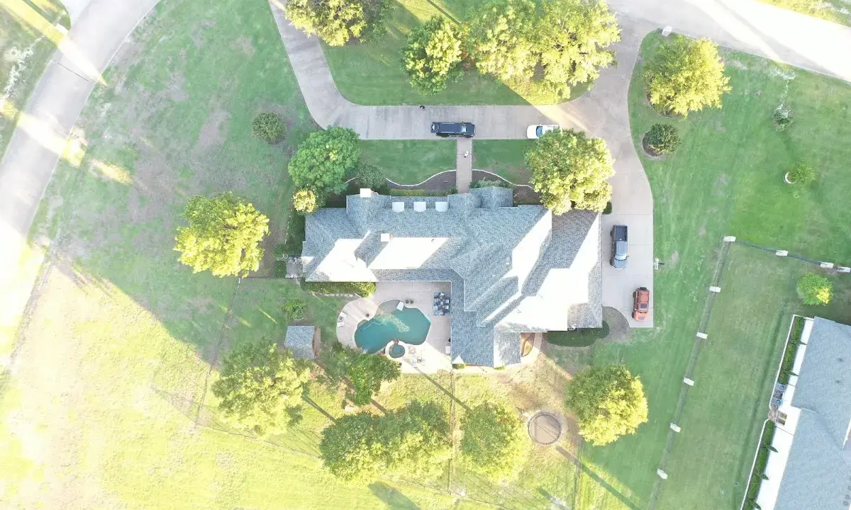 New shingle roof installation on a home in Argyle